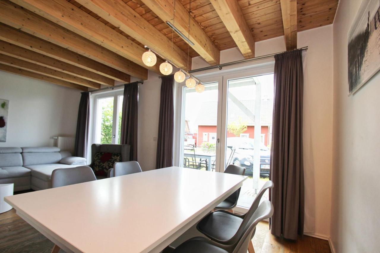 Ferienhaus Fischers Glueck Haus - Terrasse, Balkon, Sauna 加格尔 外观 照片